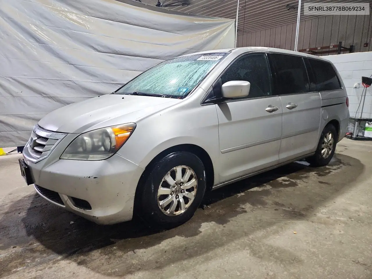 HONDA ODYSSEY 2008, VIN 5FNRL38778B069234
