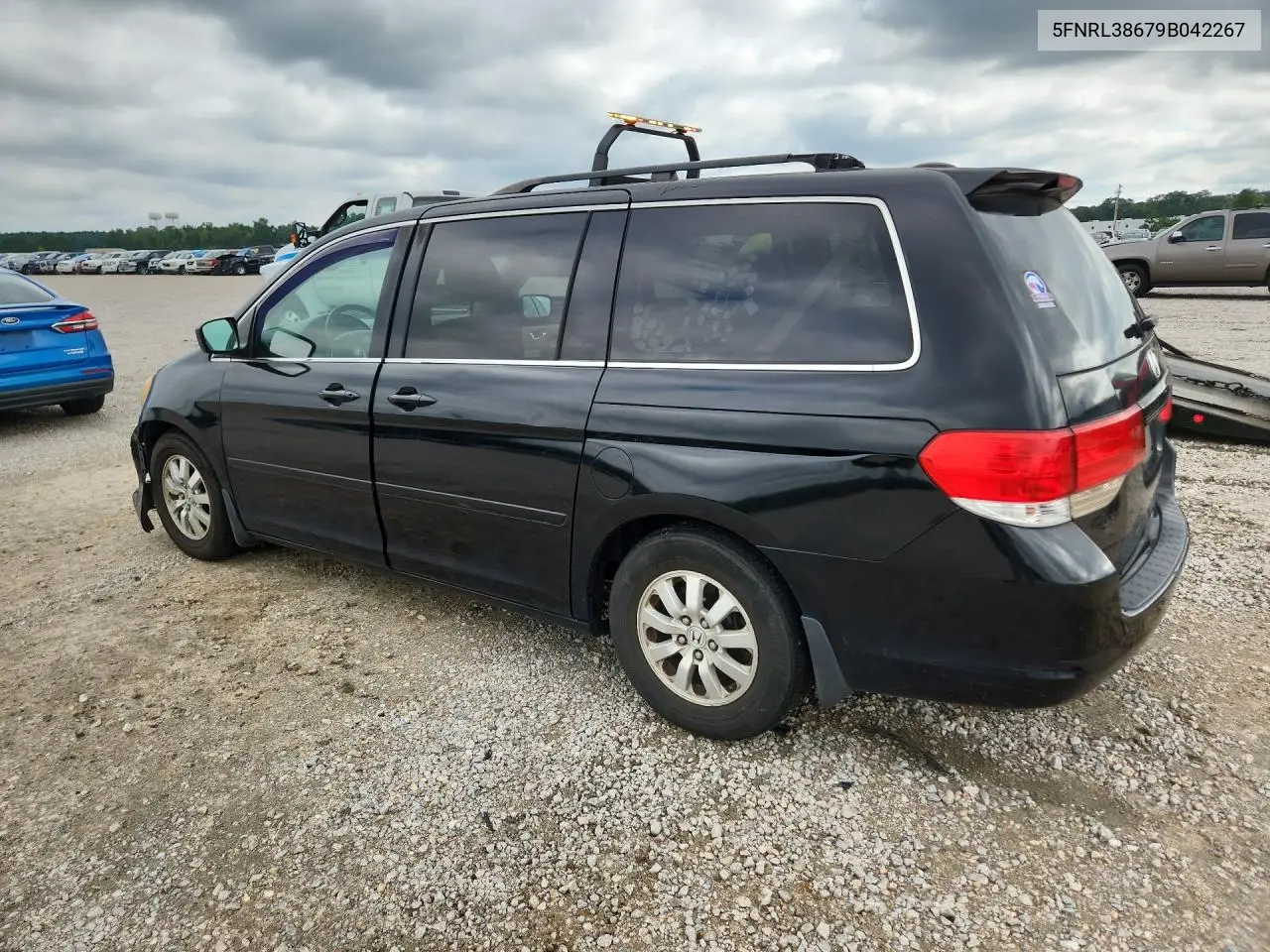 2009 HONDA ODYSSEY VIN 5FNRL38679B042267 — фото 2