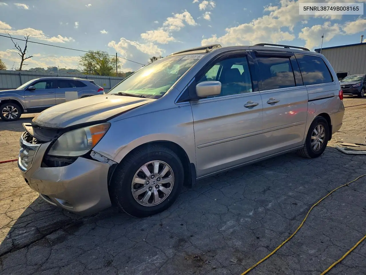 HONDA ODYSSEY 2009, VIN 5FNRL38749B008165