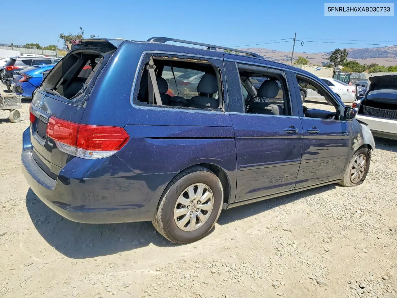 2010 HONDA ODYSSEY VIN 5FNRL3H6XAB030733 — фото 3