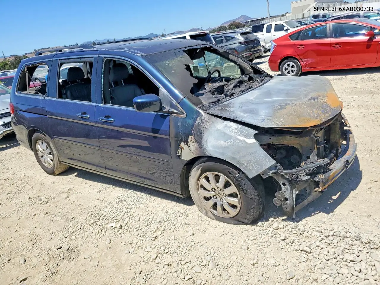2010 HONDA ODYSSEY VIN 5FNRL3H6XAB030733 — фото 4