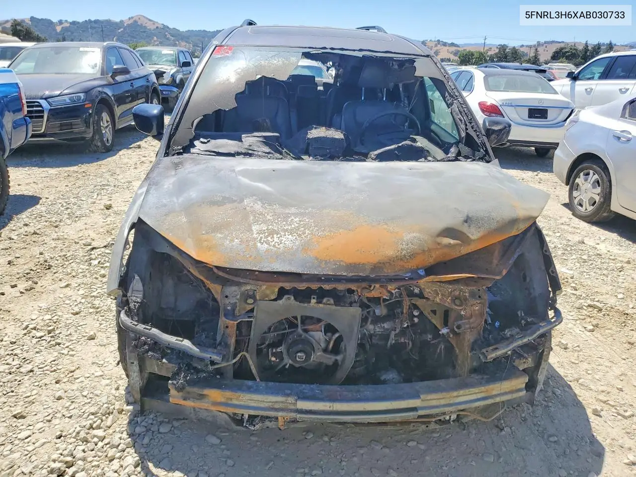 2010 HONDA ODYSSEY VIN 5FNRL3H6XAB030733 — фото 5