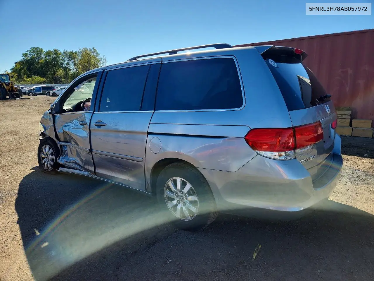 2010 HONDA ODYSSEY VIN 5FNRL3H78AB057972 — фото 2