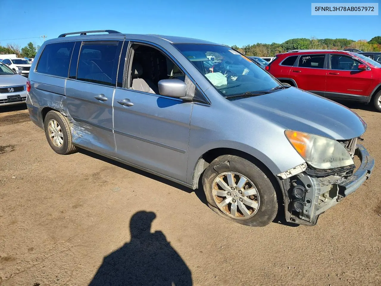 2010 HONDA ODYSSEY VIN 5FNRL3H78AB057972 — фото 4