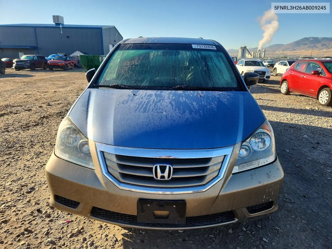 2010 HONDA ODYSSEY VIN 5FNRL3H26AB009245 — фото 5