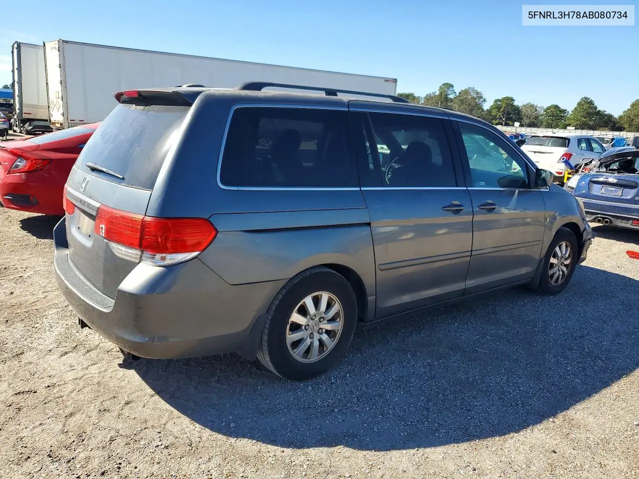 2010 HONDA ODYSSEY VIN 5FNRL3H78AB080734 — фото 3