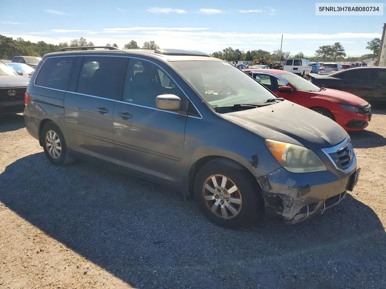2010 HONDA ODYSSEY VIN 5FNRL3H78AB080734 — фото 4