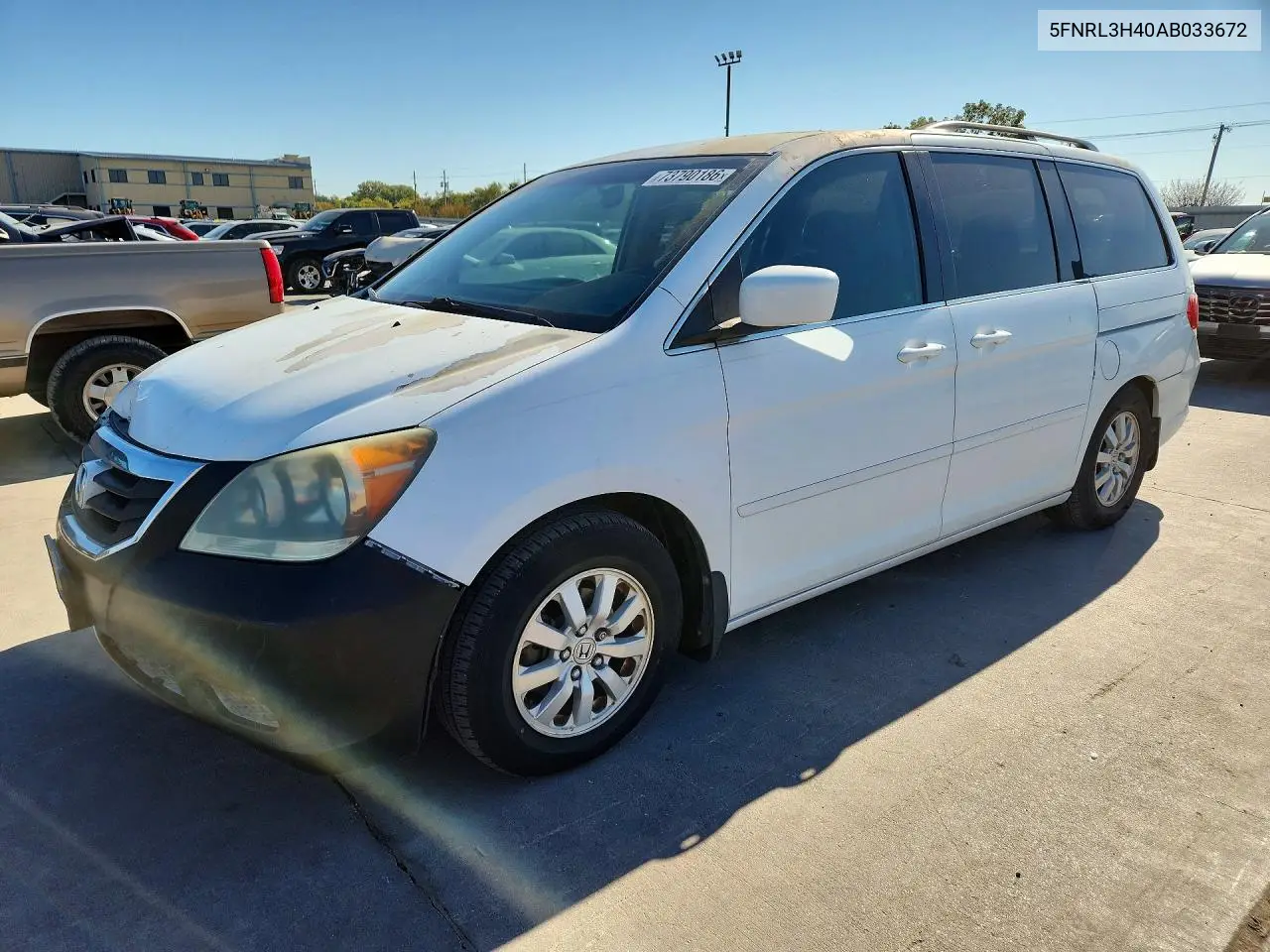 HONDA ODYSSEY 2010, VIN 5FNRL3H40AB033672