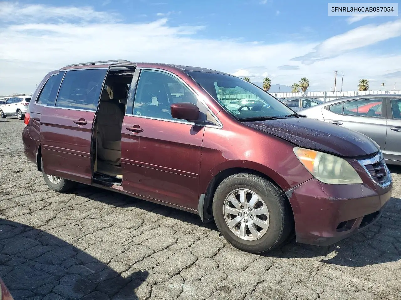 2010 HONDA ODYSSEY VIN 5FNRL3H60AB087054 — фото 4