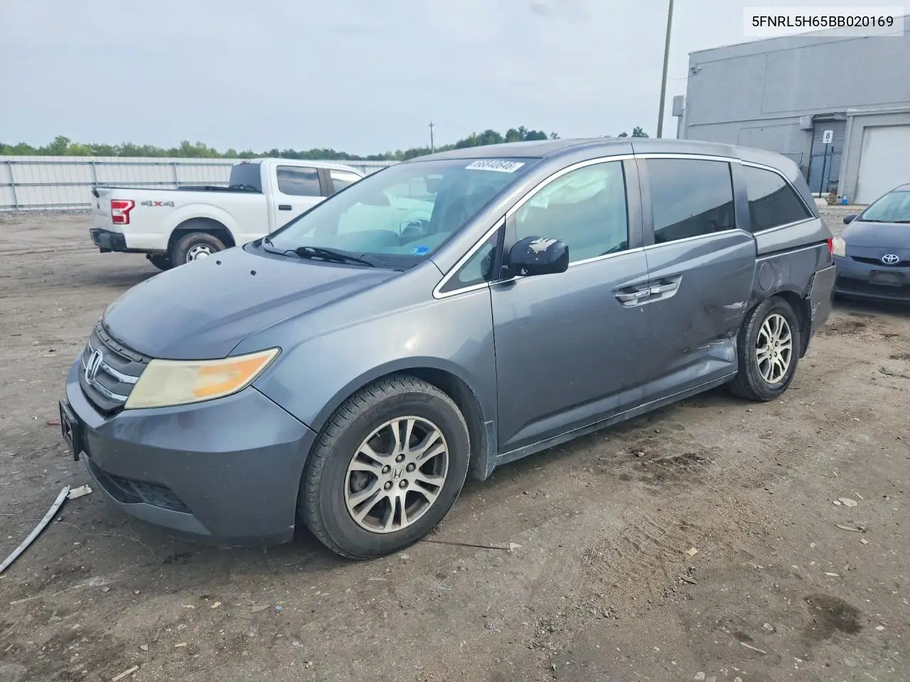 HONDA ODYSSEY 2011, VIN 5FNRL5H65BB020169