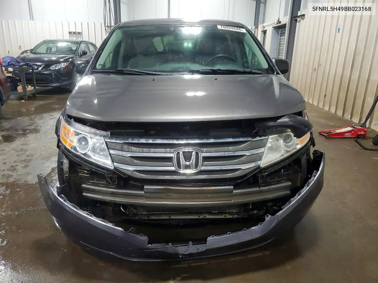 2011 HONDA ODYSSEY VIN 5FNRL5H49BB023168 — фото 5