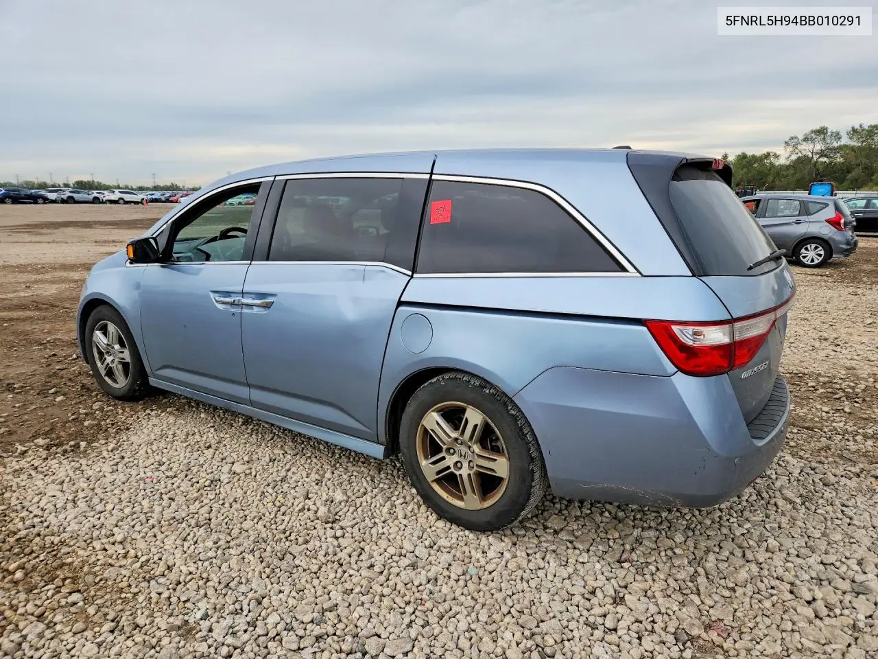 2011 HONDA ODYSSEY VIN 5FNRL5H94BB010291 — фото 2