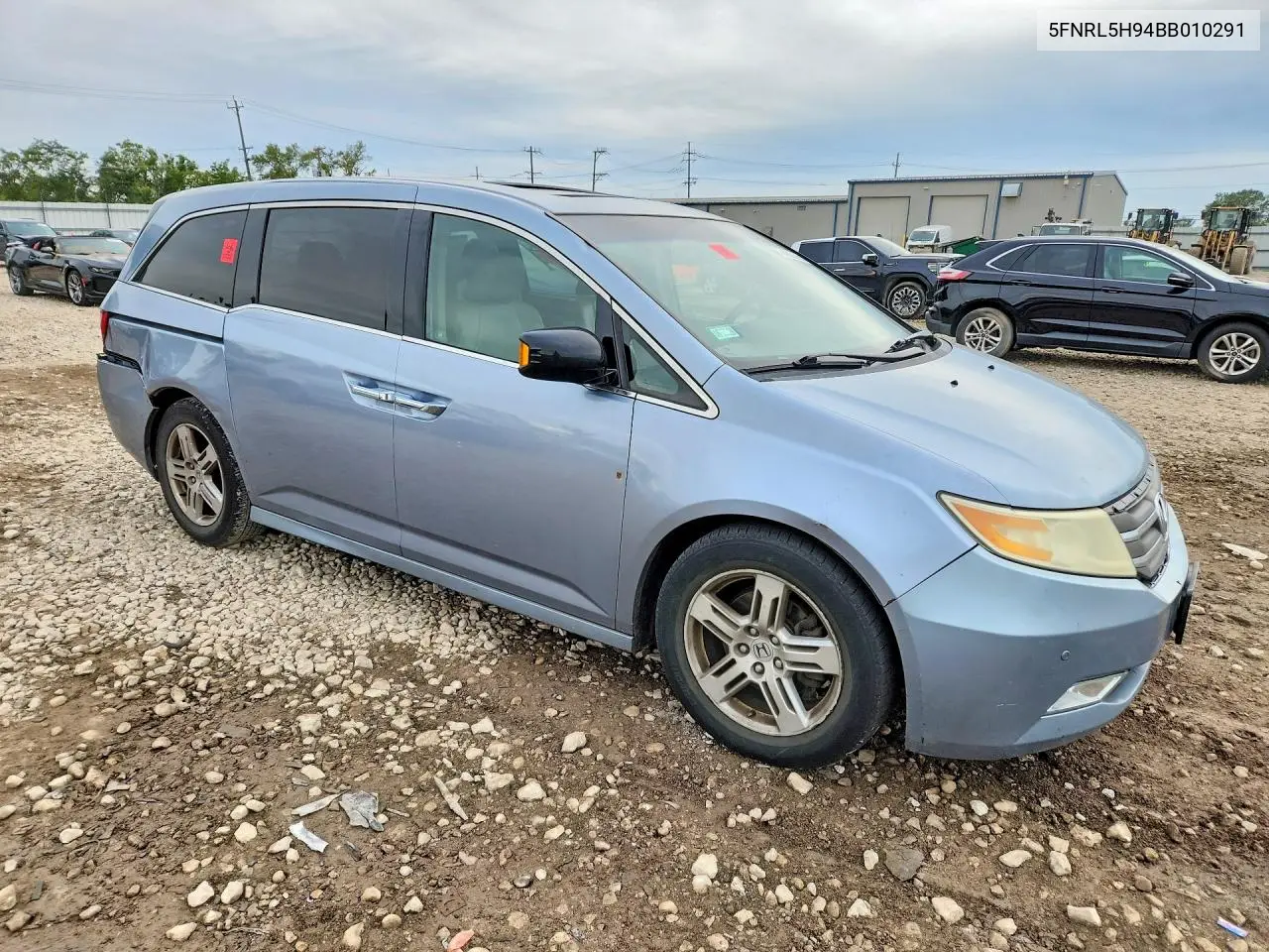 2011 HONDA ODYSSEY VIN 5FNRL5H94BB010291 — фото 4