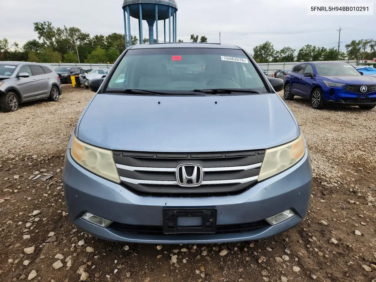 2011 HONDA ODYSSEY VIN 5FNRL5H94BB010291 — фото 5