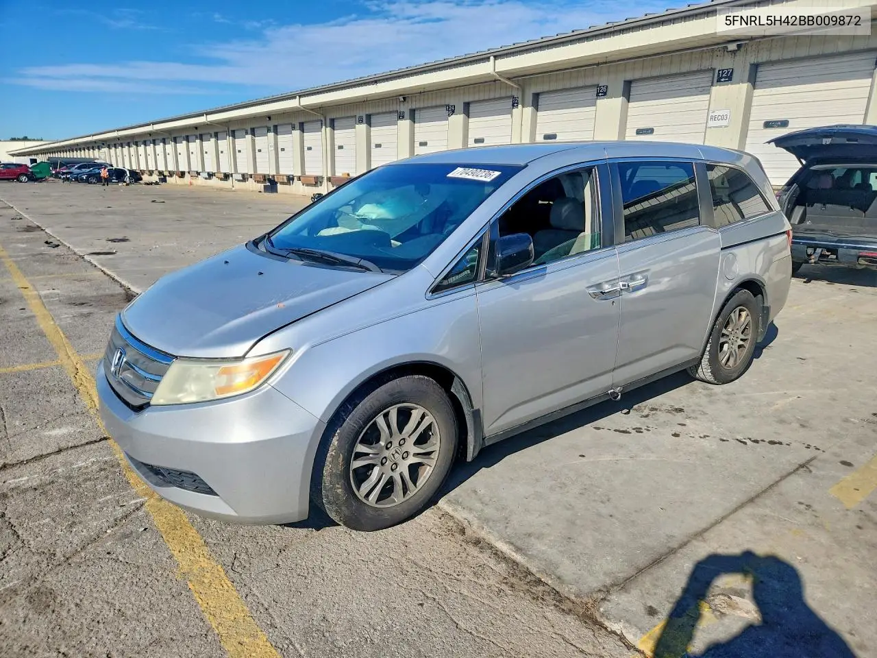 HONDA ODYSSEY 2011, VIN 5FNRL5H42BB009872