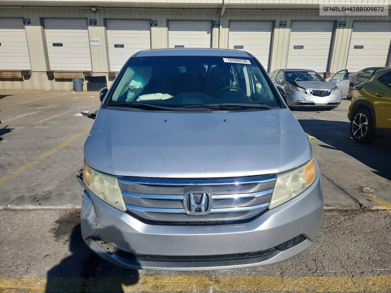 2011 HONDA ODYSSEY VIN 5FNRL5H42BB009872 — фото 5