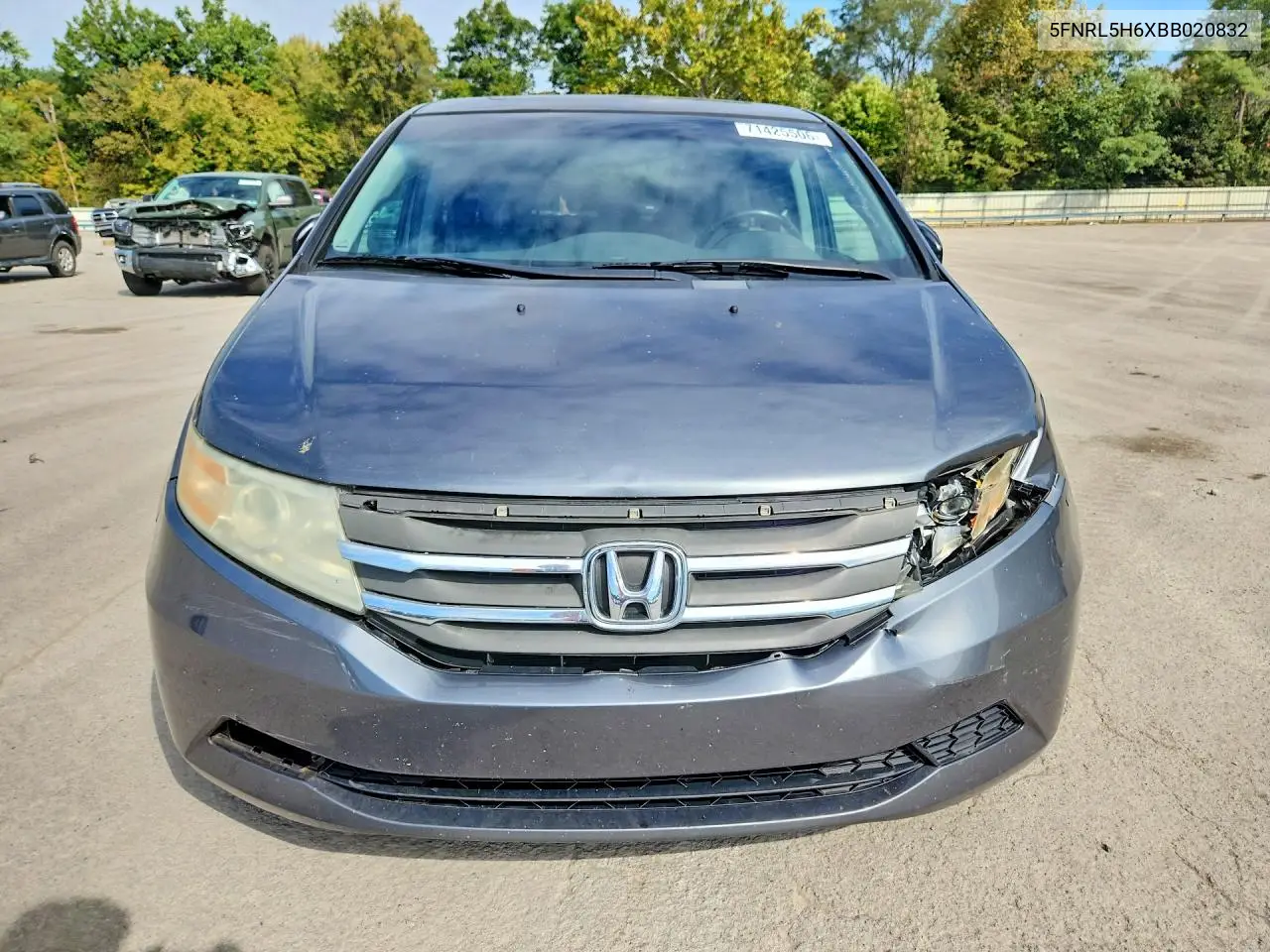2011 HONDA ODYSSEY VIN 5FNRL5H6XBB020832 — фото 5