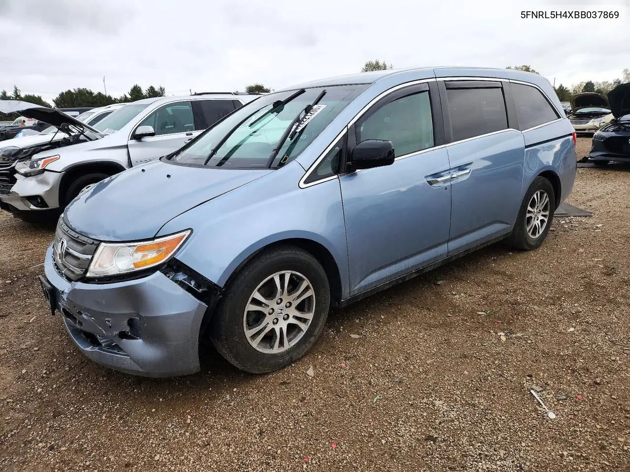 HONDA ODYSSEY 2011, VIN 5FNRL5H4XBB037869