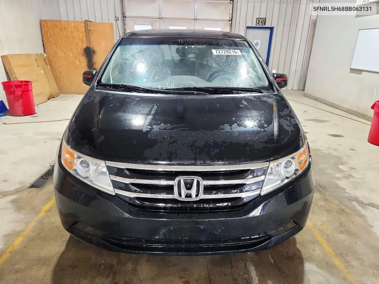 2011 HONDA ODYSSEY VIN 5FNRL5H68BB063131 — фото 5