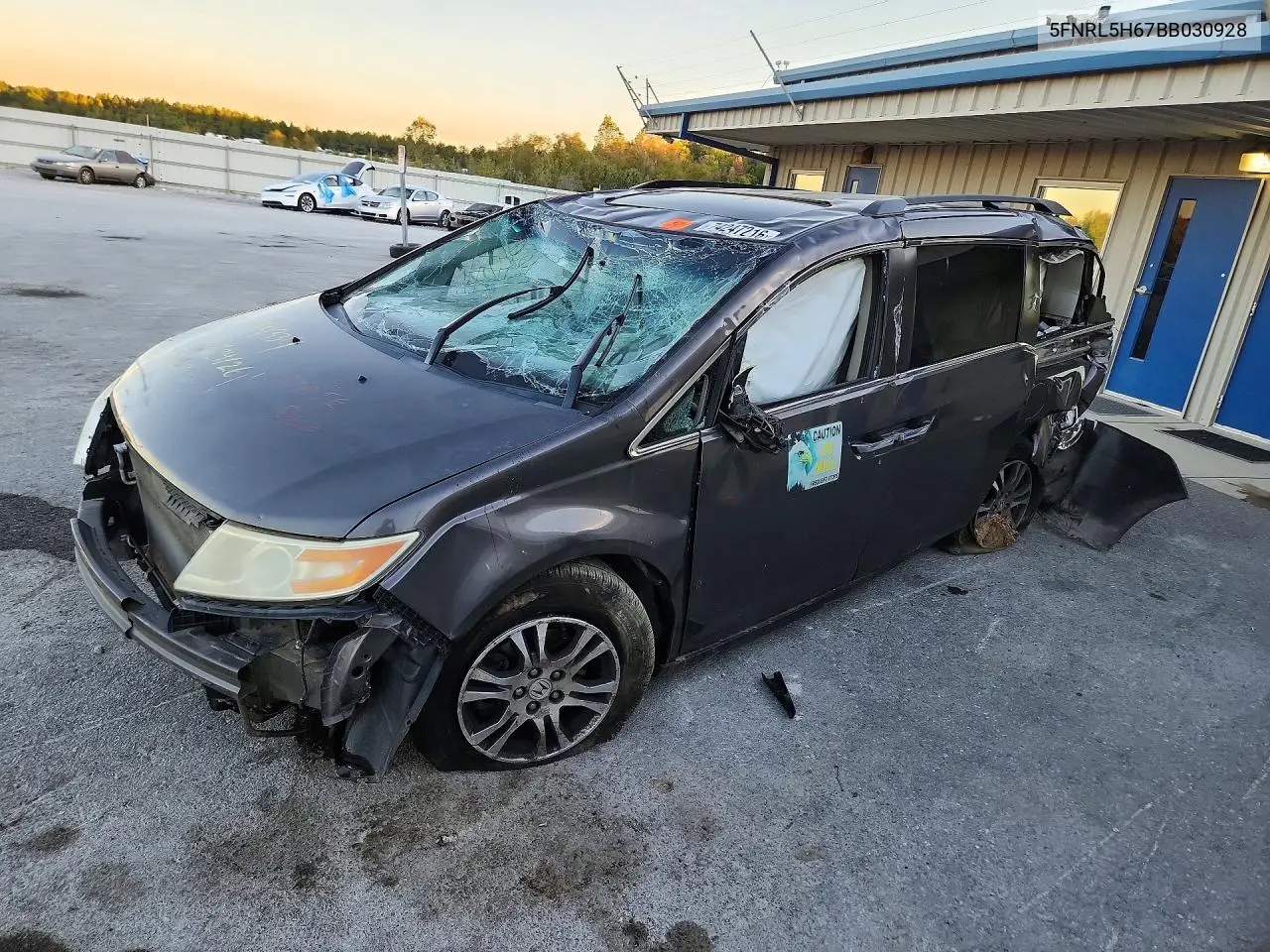 HONDA ODYSSEY 2011, VIN 5FNRL5H67BB030928