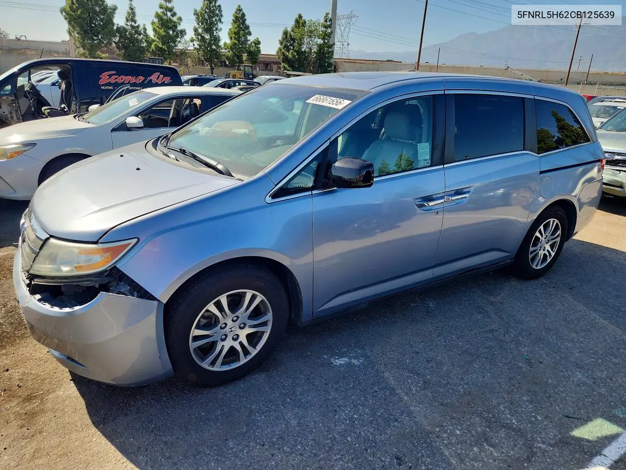 HONDA ODYSSEY 2012, VIN 5FNRL5H62CB125639