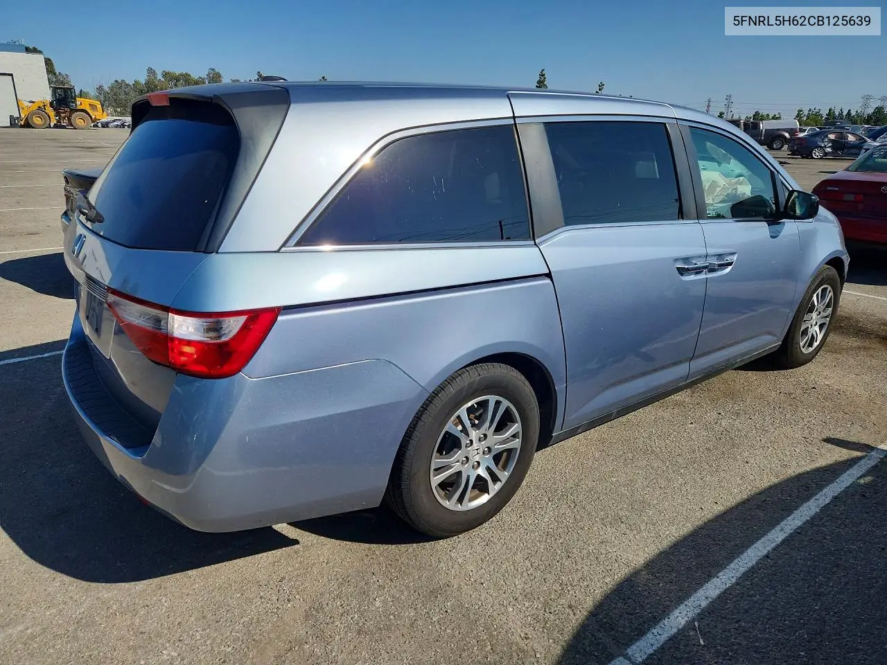 2012 HONDA ODYSSEY VIN 5FNRL5H62CB125639 — фото 3