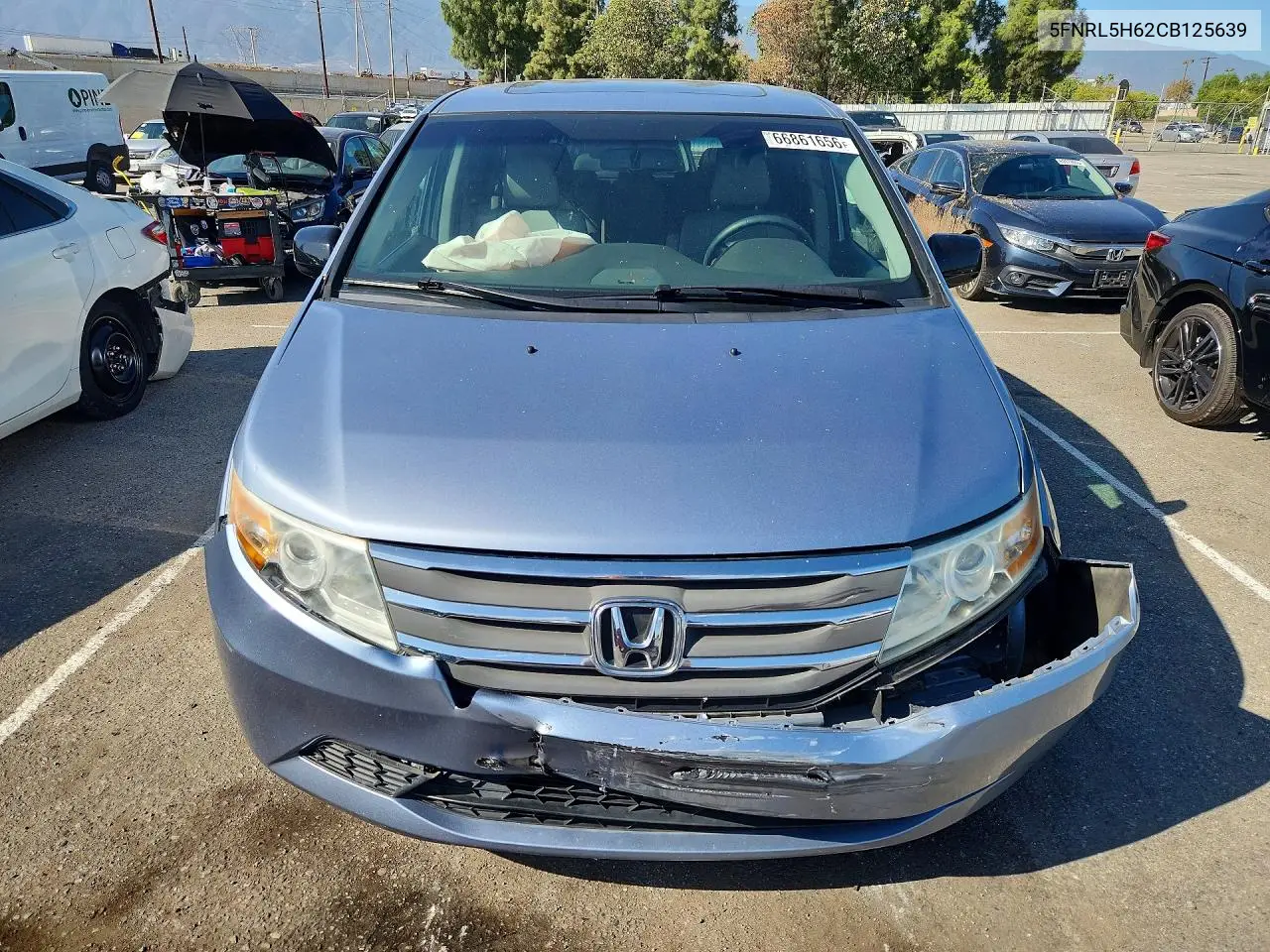 2012 HONDA ODYSSEY VIN 5FNRL5H62CB125639 — фото 5