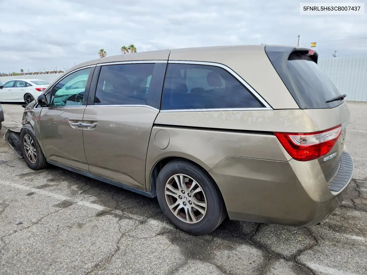 2012 HONDA ODYSSEY VIN 5FNRL5H63CB007437 — фото 2