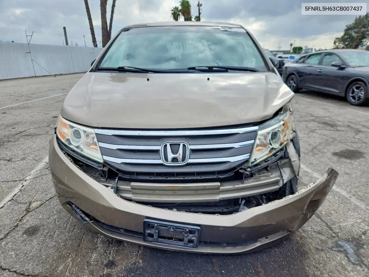 2012 HONDA ODYSSEY VIN 5FNRL5H63CB007437 — фото 5