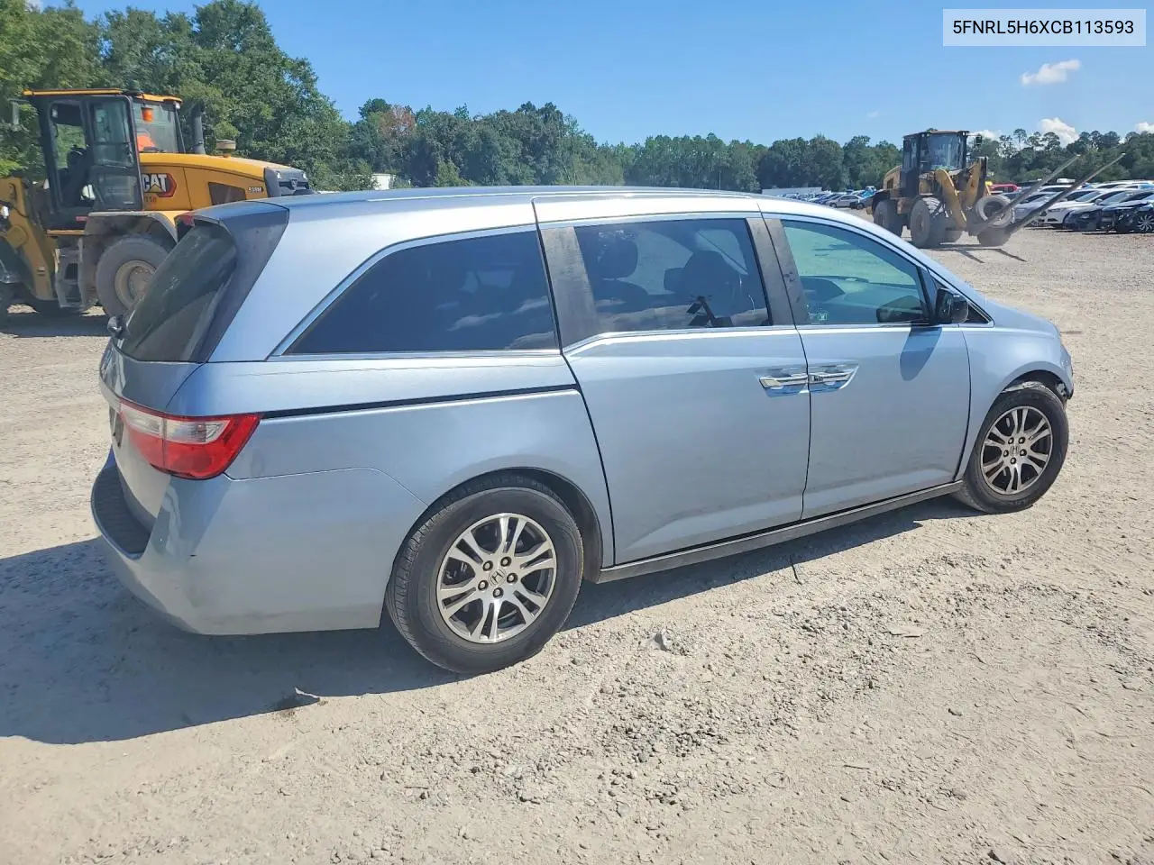 2012 HONDA ODYSSEY VIN 5FNRL5H6XCB113593 — фото 3