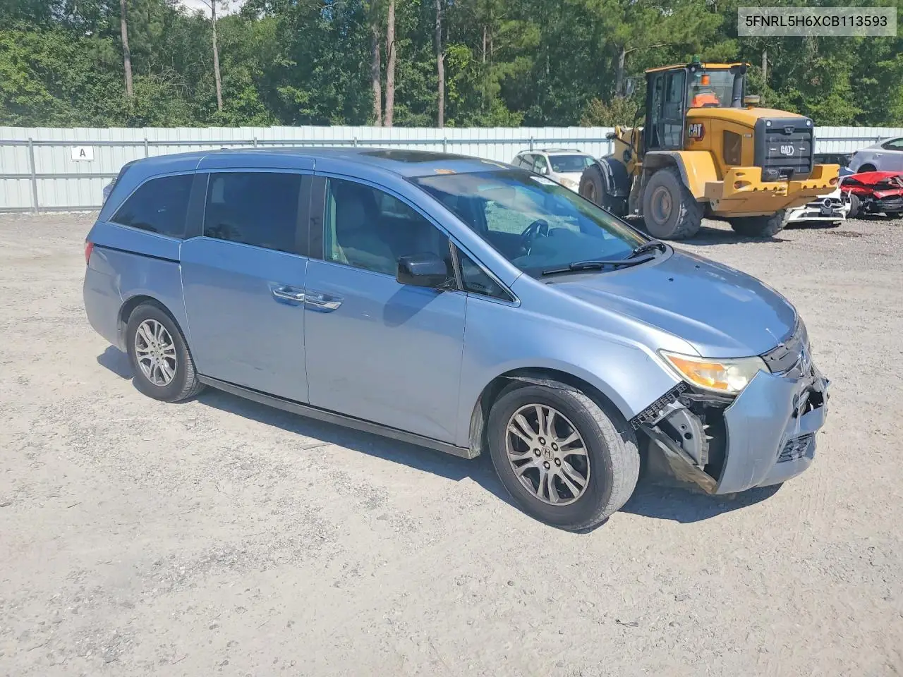 2012 HONDA ODYSSEY VIN 5FNRL5H6XCB113593 — фото 4