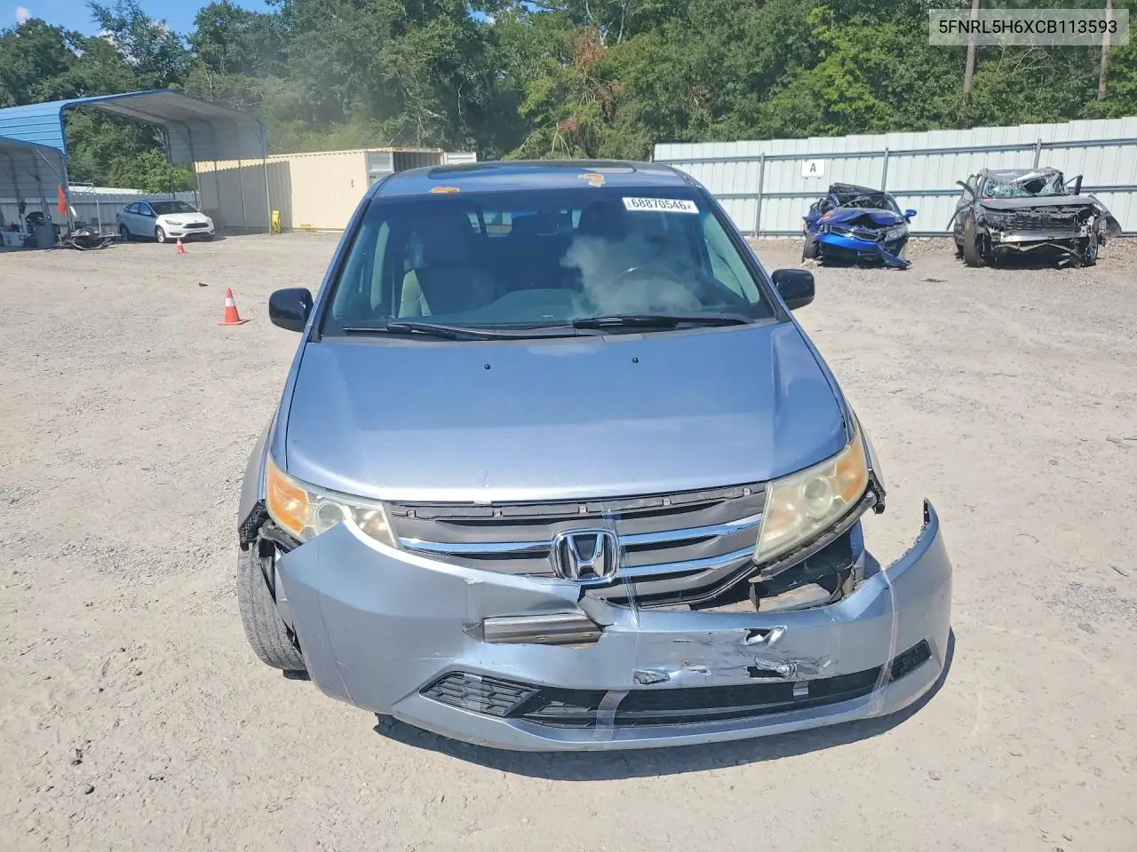 2012 HONDA ODYSSEY VIN 5FNRL5H6XCB113593 — фото 5