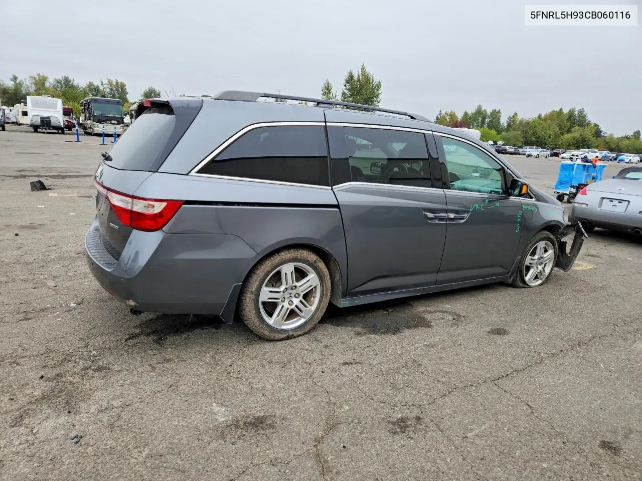 2012 HONDA ODYSSEY VIN 5FNRL5H93CB060116 — фото 3