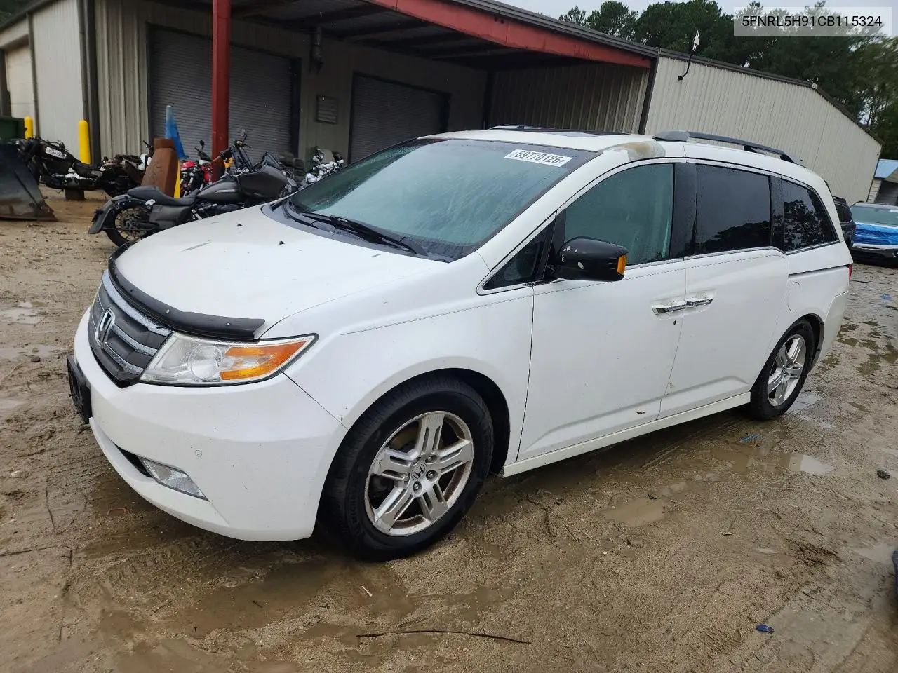 HONDA ODYSSEY 2012, VIN 5FNRL5H91CB115324