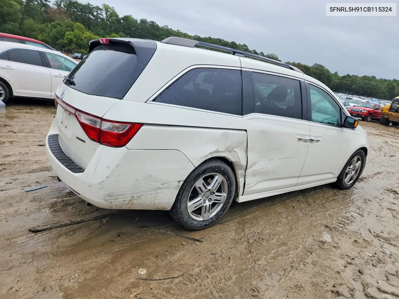 2012 HONDA ODYSSEY VIN 5FNRL5H91CB115324 — фото 3