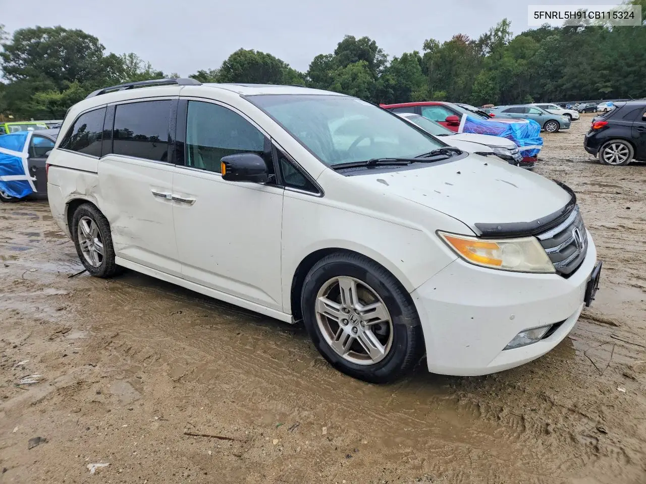 2012 HONDA ODYSSEY VIN 5FNRL5H91CB115324 — фото 4