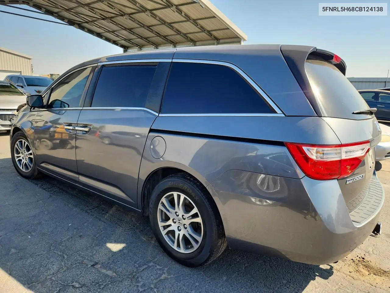 2012 HONDA ODYSSEY VIN 5FNRL5H68CB124138 — фото 2