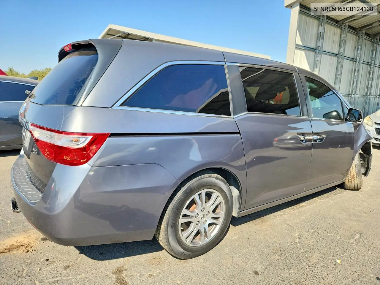 2012 HONDA ODYSSEY VIN 5FNRL5H68CB124138 — фото 3