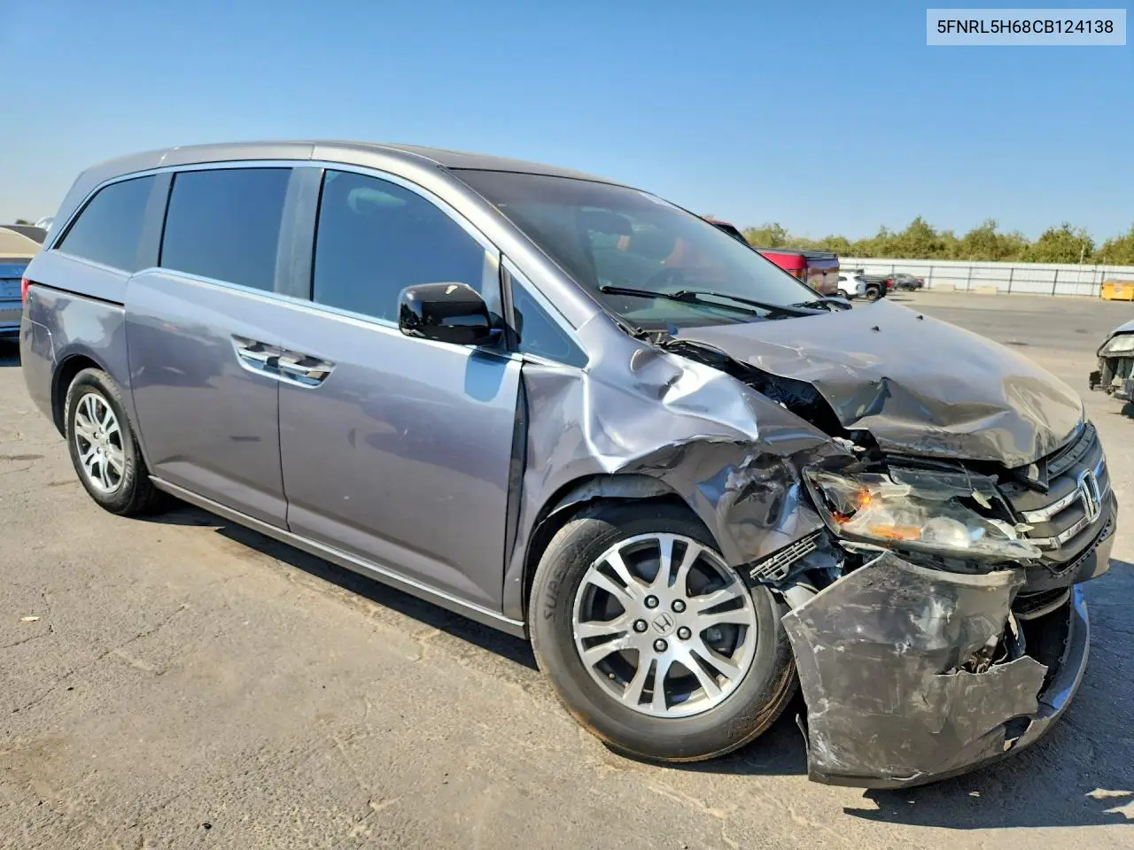 2012 HONDA ODYSSEY VIN 5FNRL5H68CB124138 — фото 4