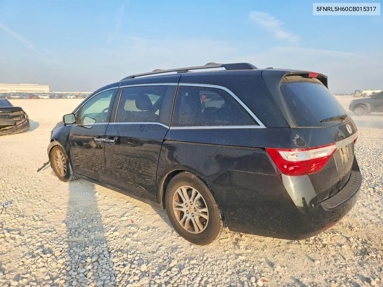 2012 HONDA ODYSSEY VIN 5FNRL5H60CB015317 — фото 2
