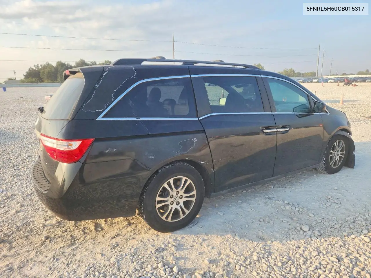 2012 HONDA ODYSSEY VIN 5FNRL5H60CB015317 — фото 3