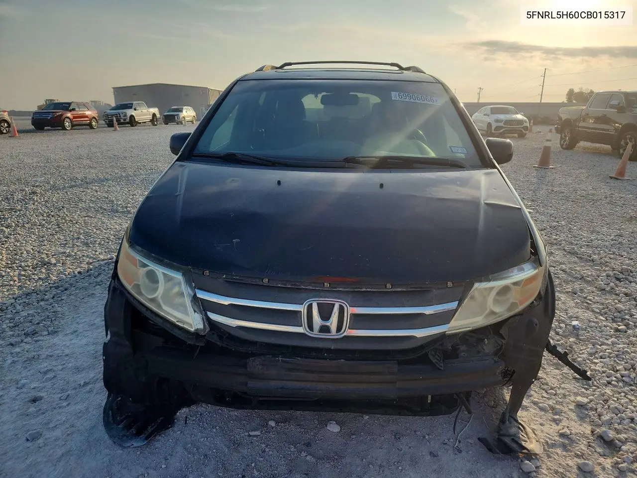 2012 HONDA ODYSSEY VIN 5FNRL5H60CB015317 — фото 5