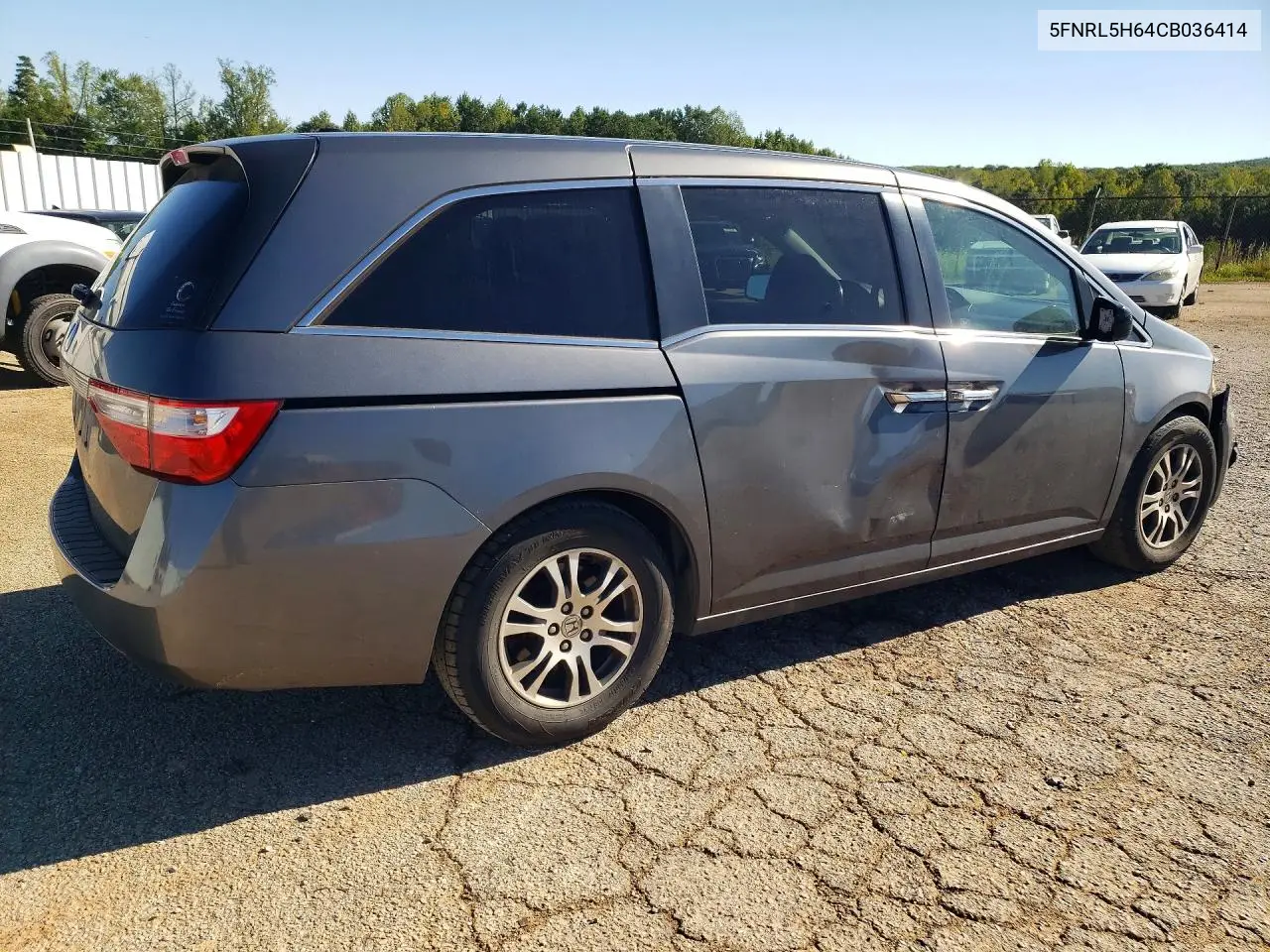 2012 HONDA ODYSSEY VIN 5FNRL5H64CB036414 — фото 3