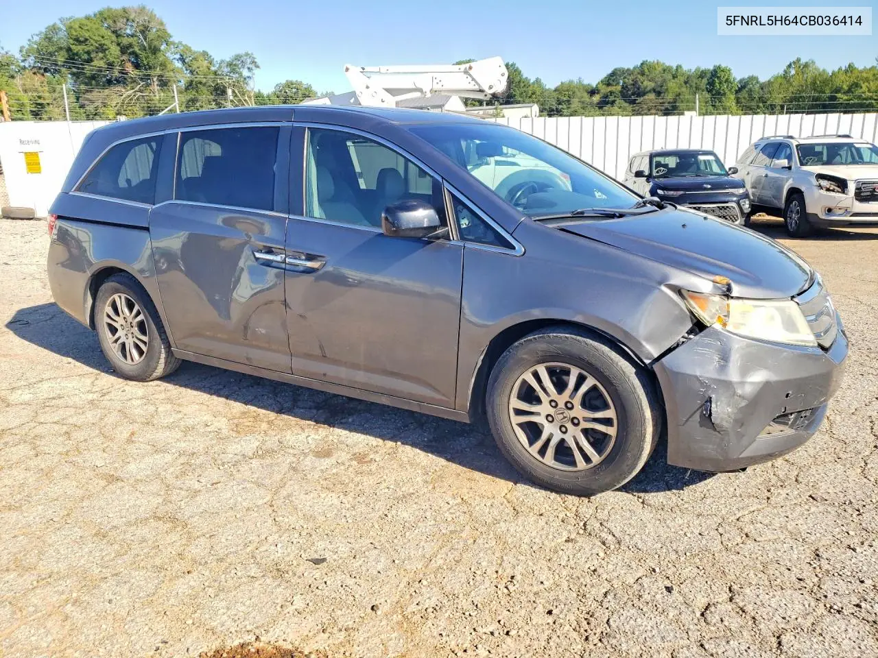 2012 HONDA ODYSSEY VIN 5FNRL5H64CB036414 — фото 4