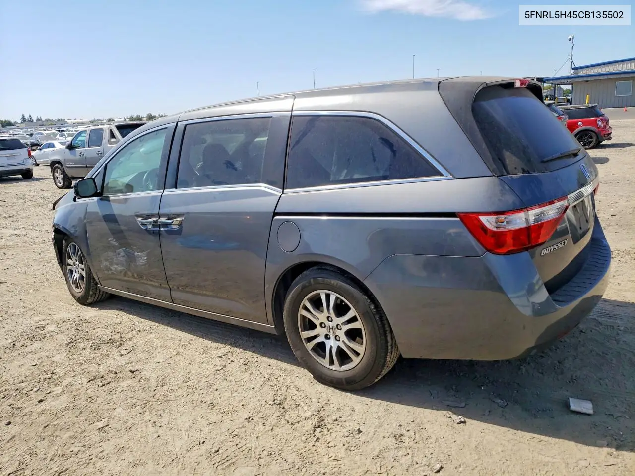 2012 HONDA ODYSSEY VIN 5FNRL5H45CB135502 — фото 2