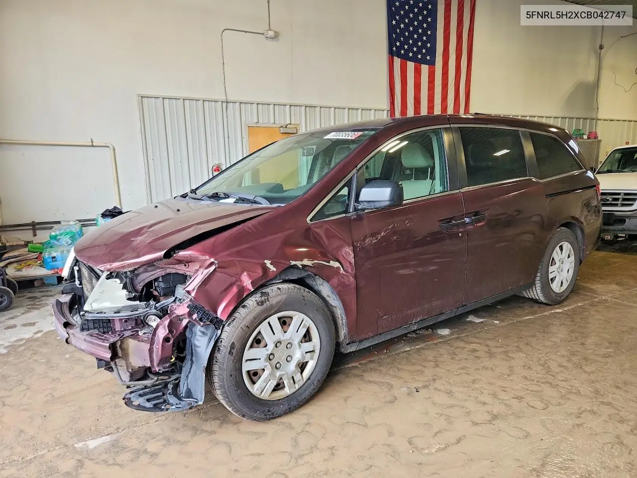 HONDA ODYSSEY 2012, VIN 5FNRL5H2XCB042747