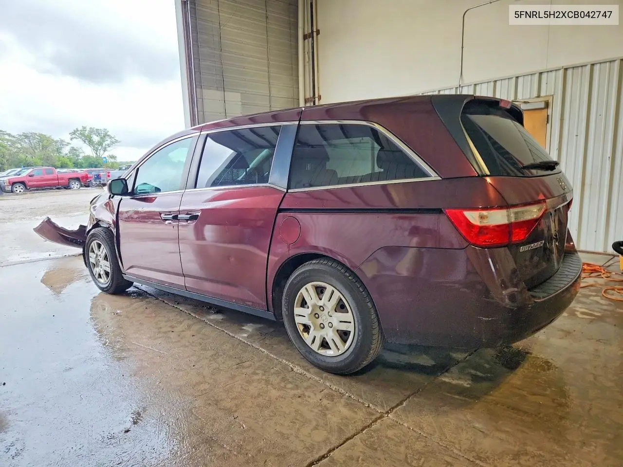 2012 HONDA ODYSSEY VIN 5FNRL5H2XCB042747 — фото 2