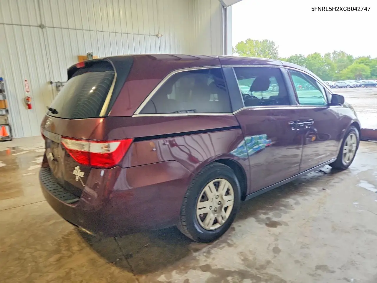 2012 HONDA ODYSSEY VIN 5FNRL5H2XCB042747 — фото 3
