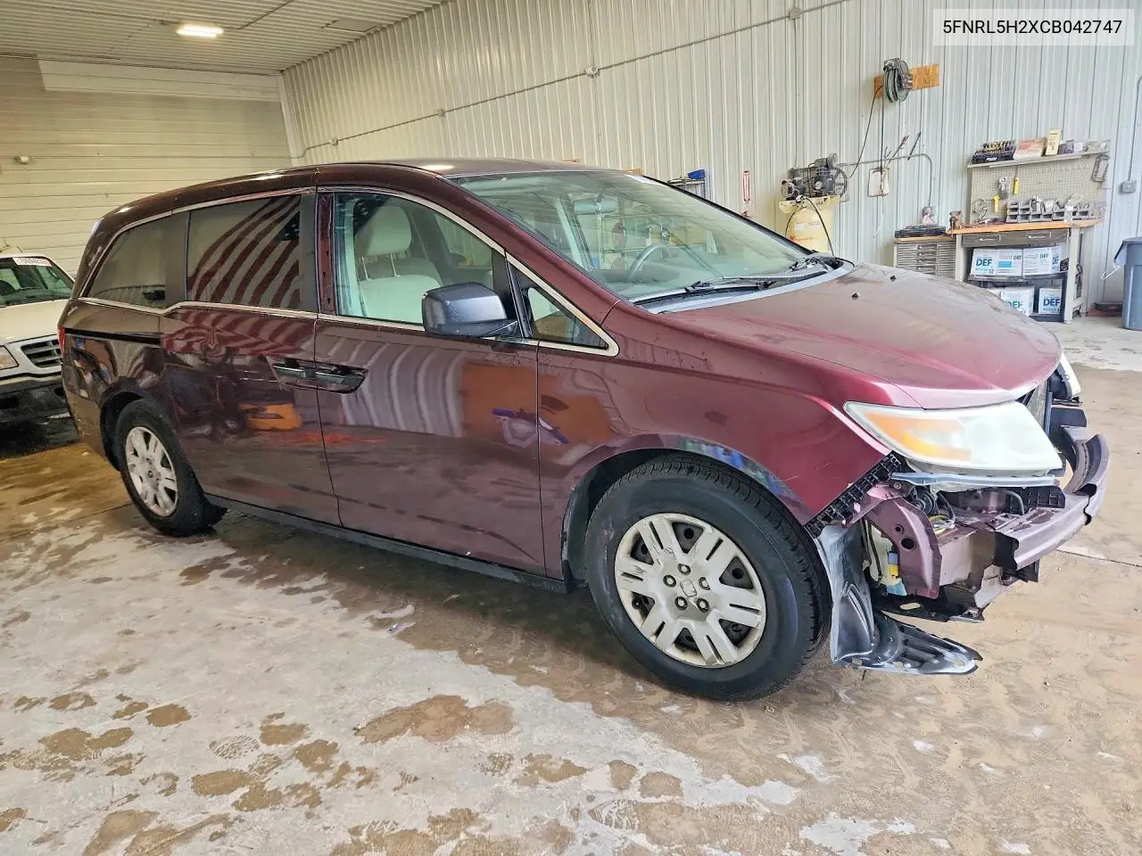 2012 HONDA ODYSSEY VIN 5FNRL5H2XCB042747 — фото 4