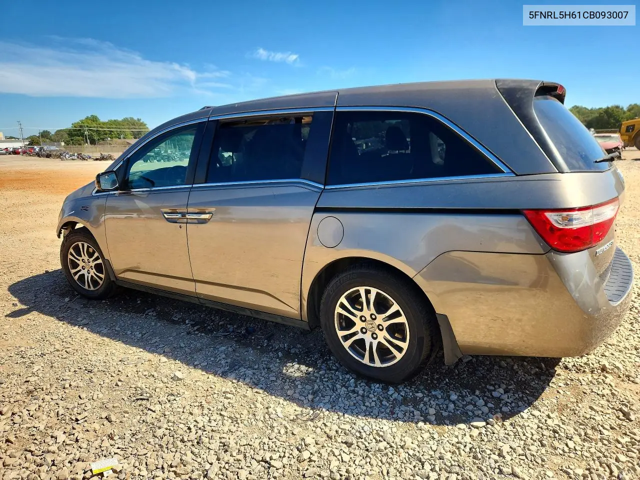 2012 HONDA ODYSSEY VIN 5FNRL5H61CB093007 — фото 2